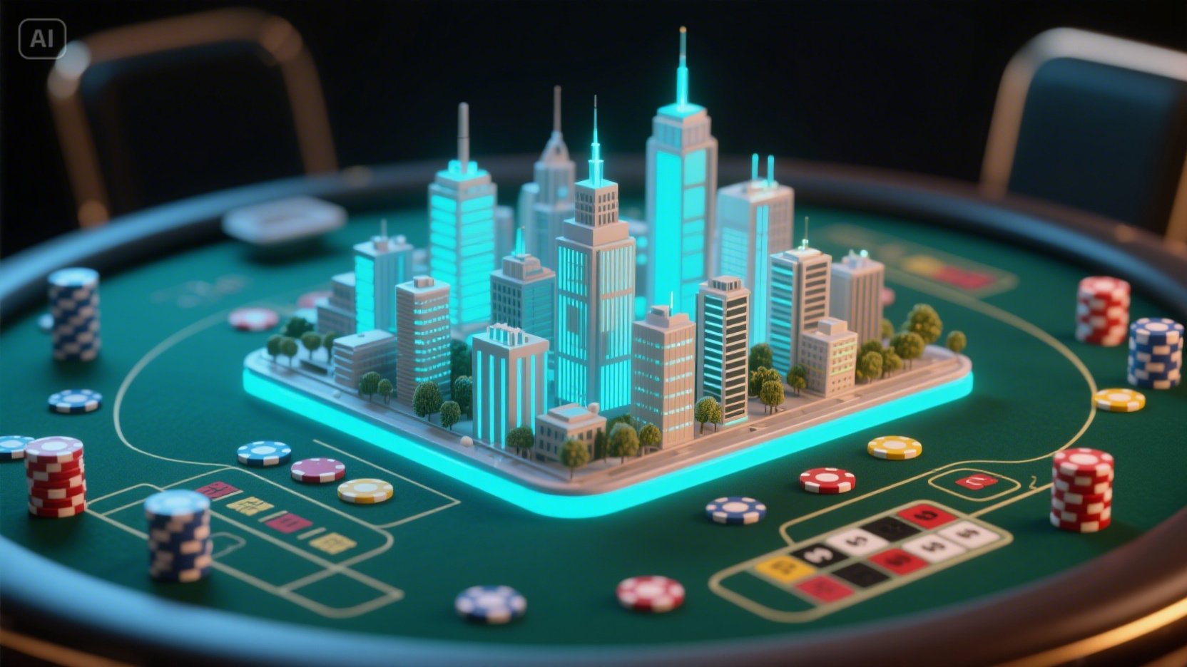 Casino Oasis Poker 3D desktop and mobile interfaces
